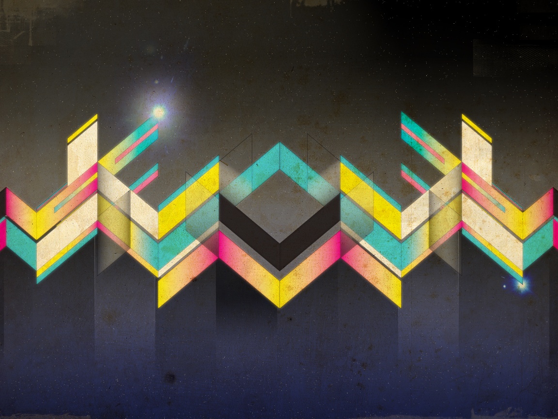 Кубический арт обои