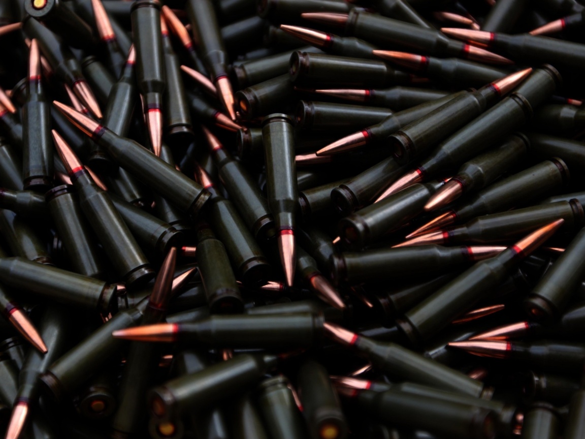 Черные патроны обои