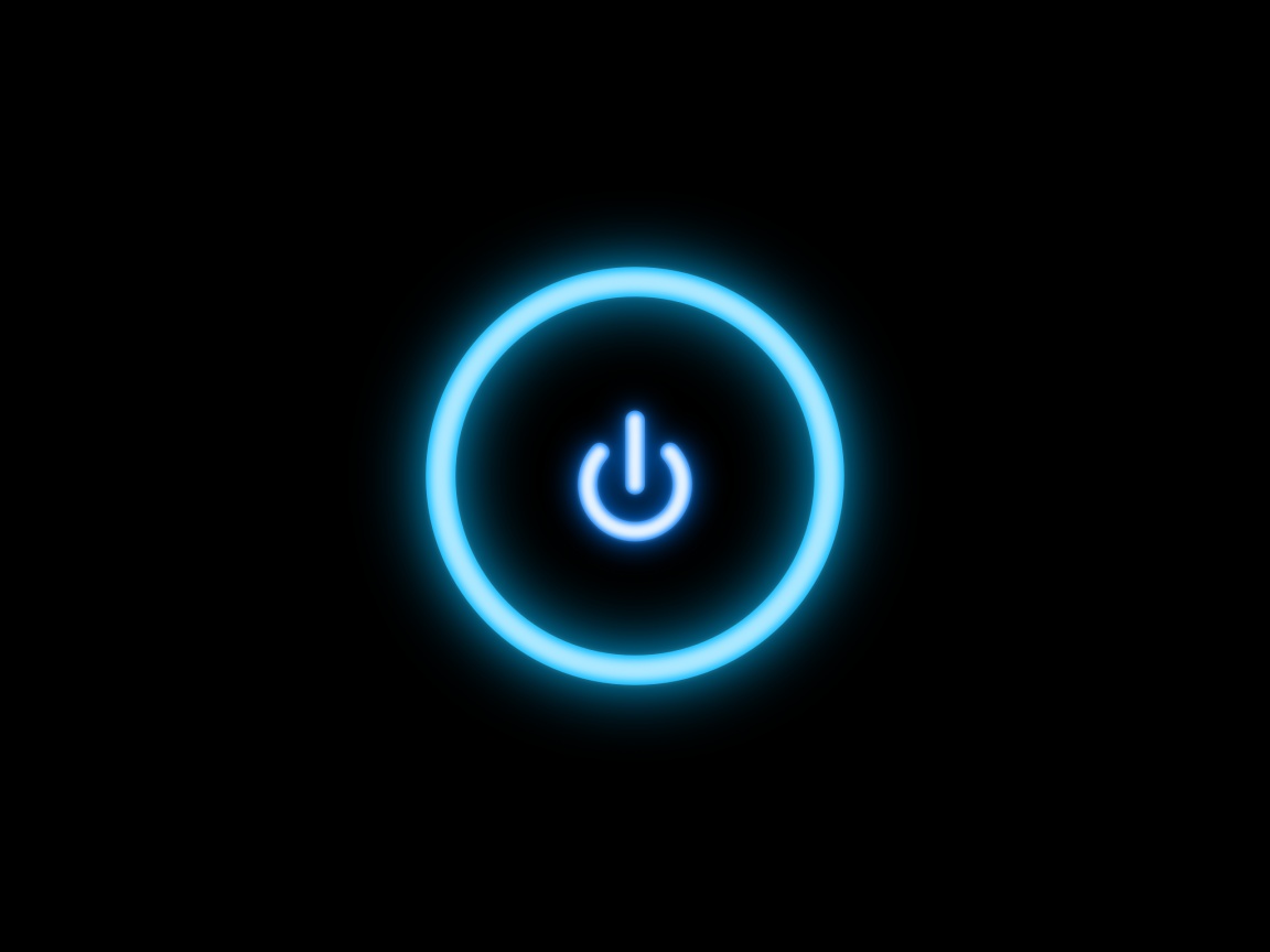 Горящая кнопка запуска обои