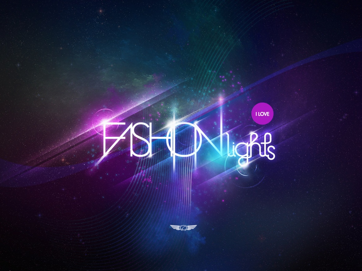 I love fashion lights обои