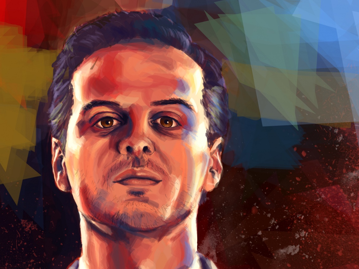 Портрет Джима Мориарти обои