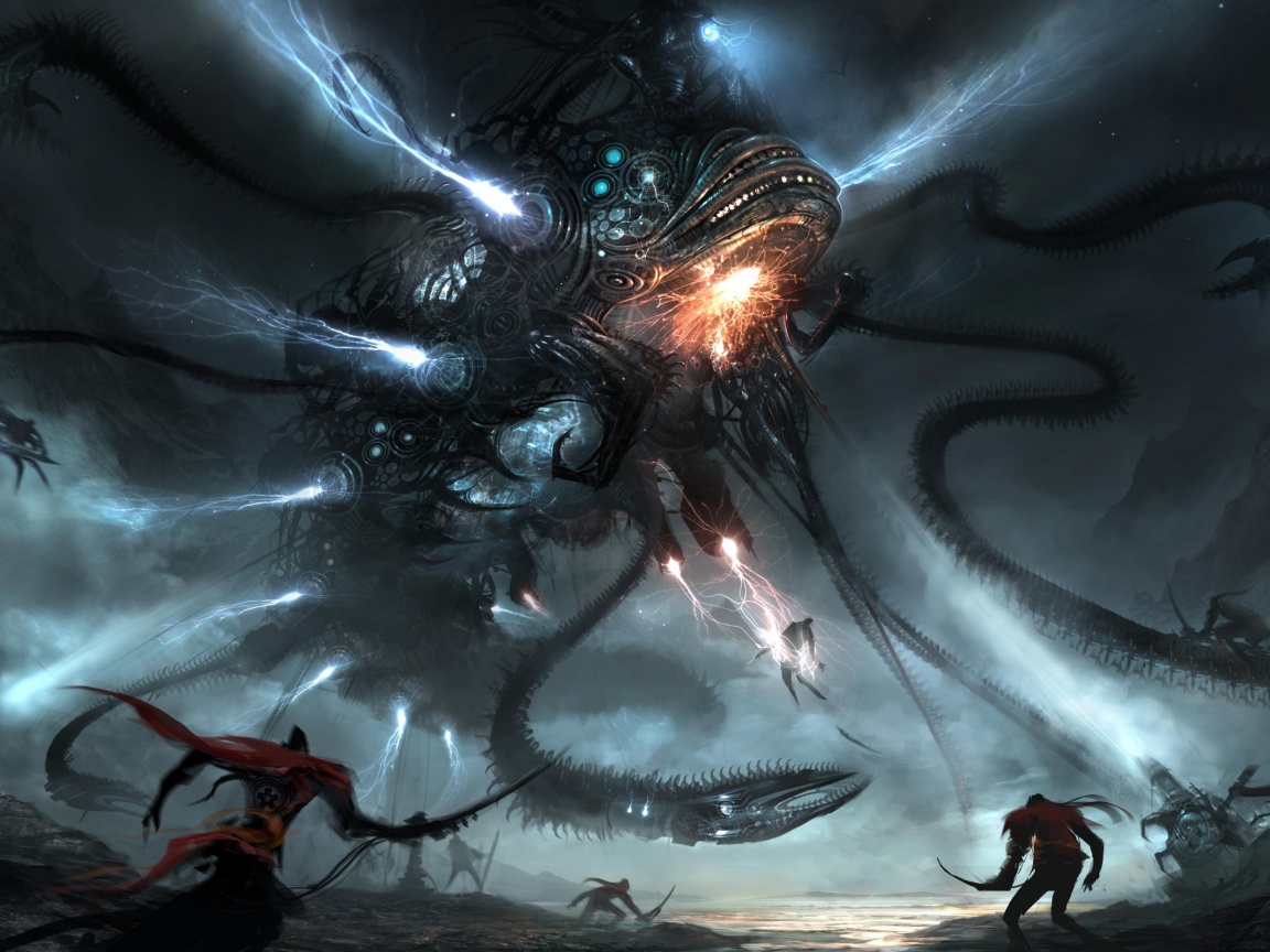 Корабль-рыба обои