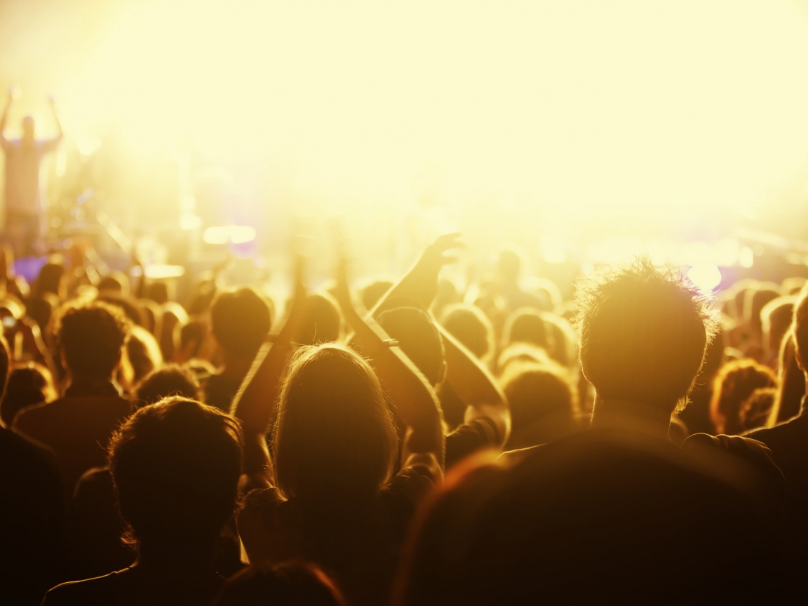 Люди на концерте обои