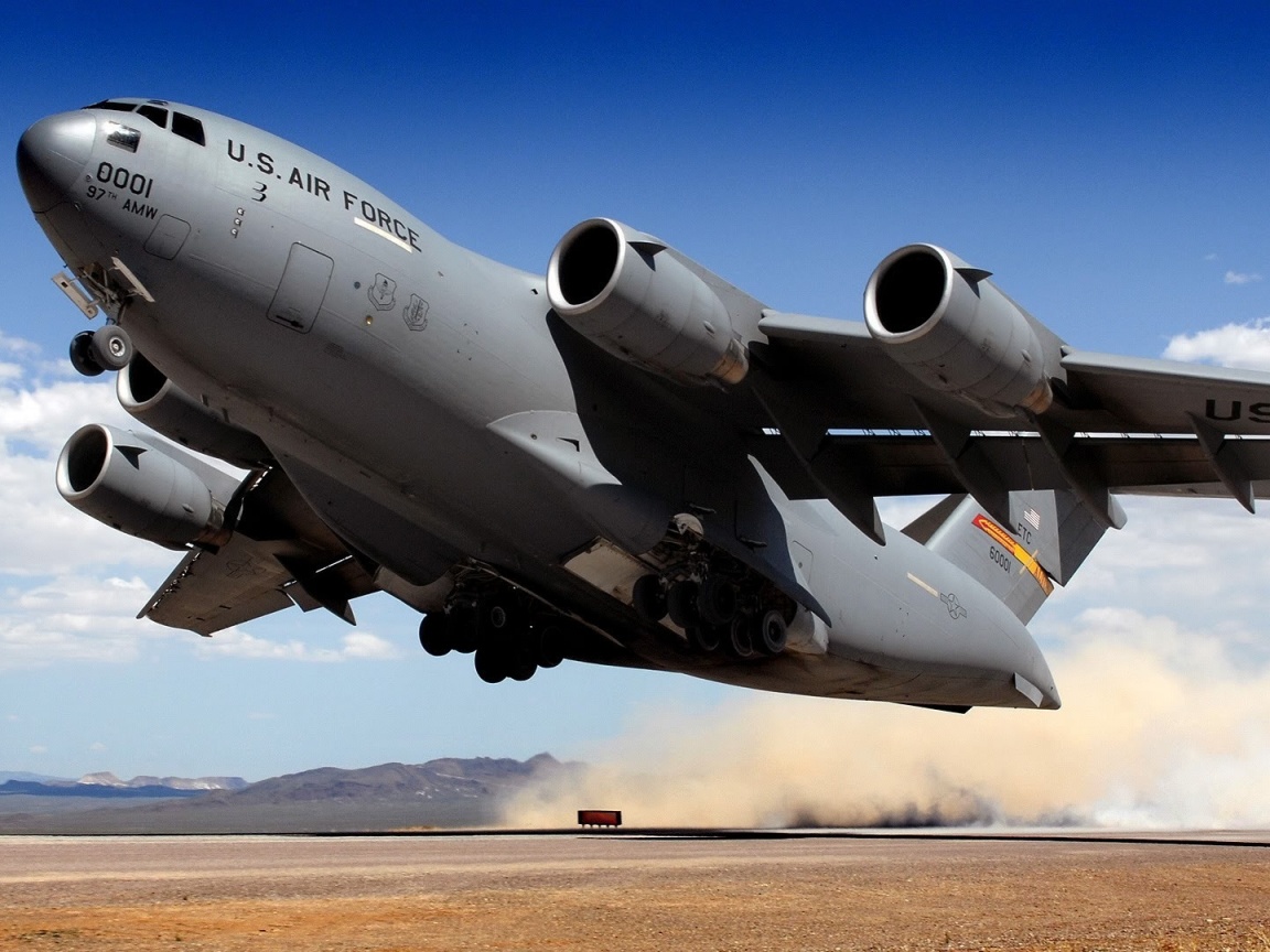 Транспортный самолет воздушных сил США обои