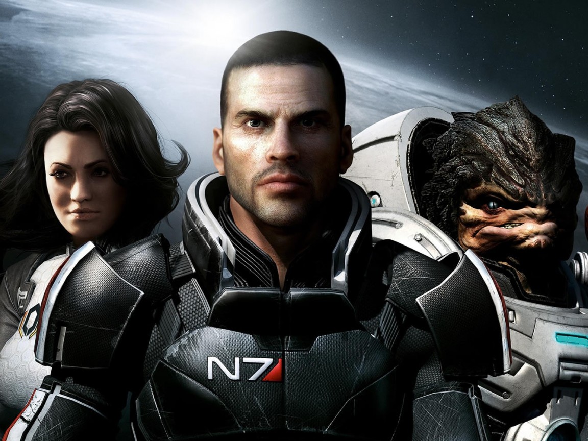 Mass Effect N7 обои