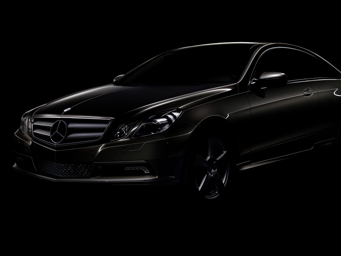 Черный Мерседес обои
