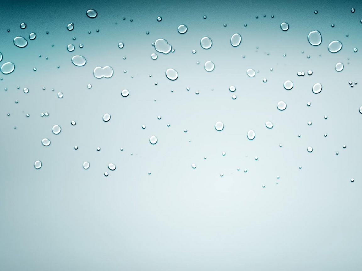 Капли на светлом фоне обои