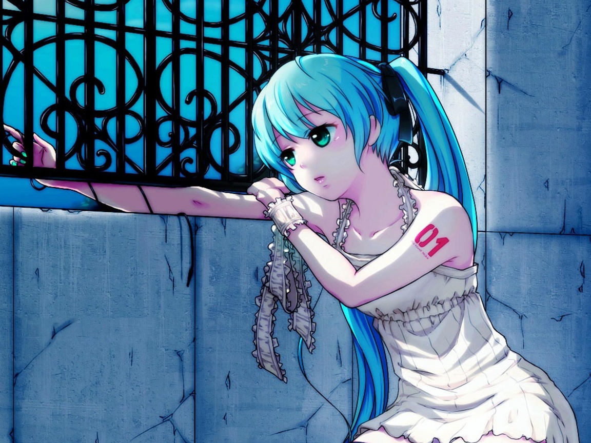 Девушка грустит обои