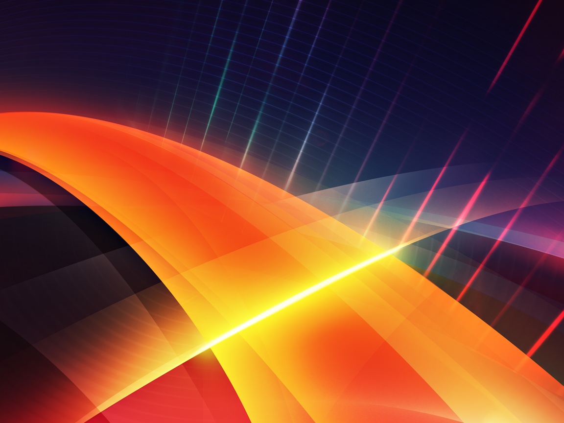 Пересекающиеся оранжевые полосы обои