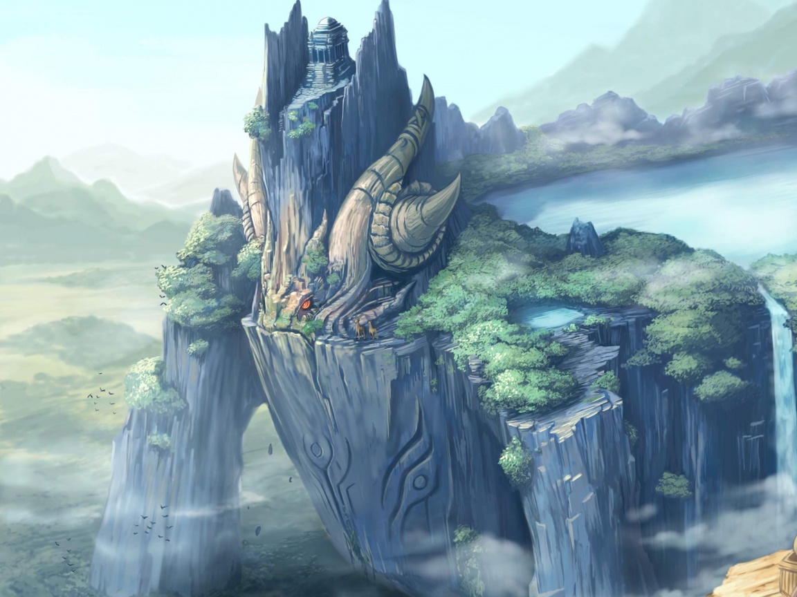 Храм на живой скале обои