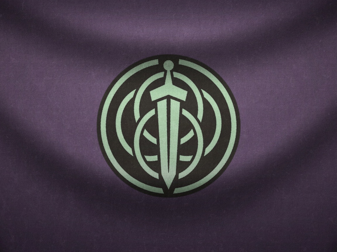 Меч на фоне колец обои