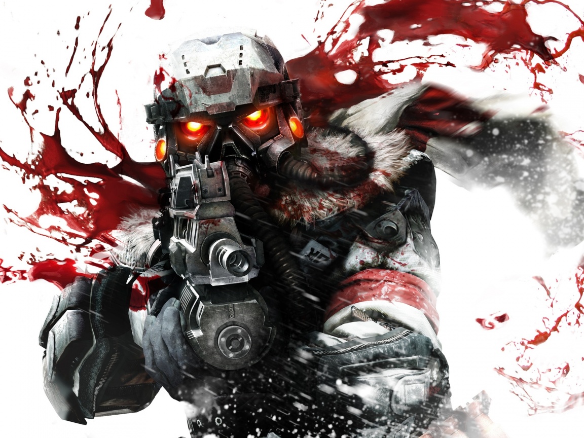 Боец в зимней форме обои