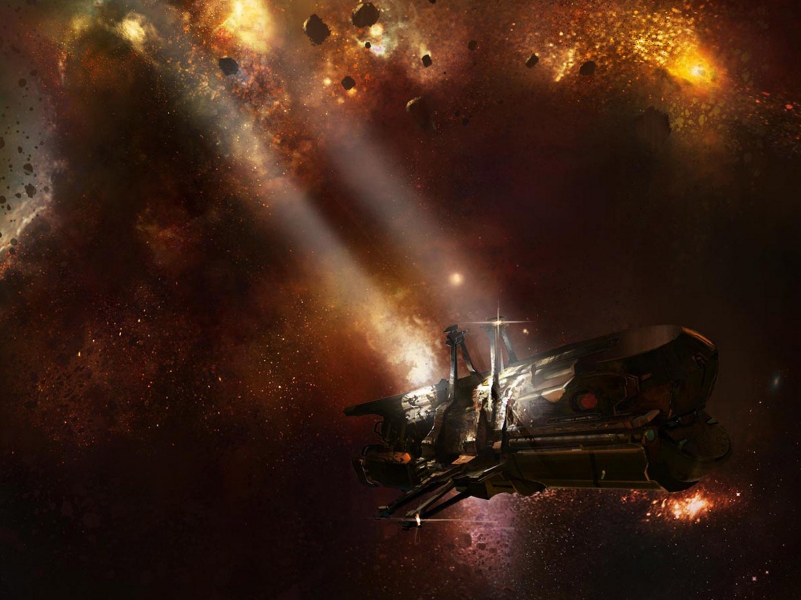 В космических глубинах обои