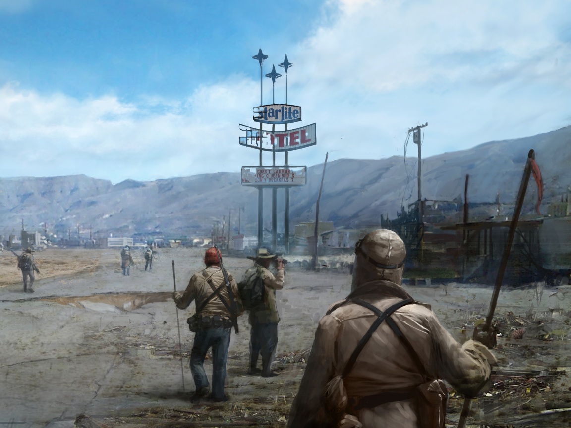 Постапокалиптический вид обои