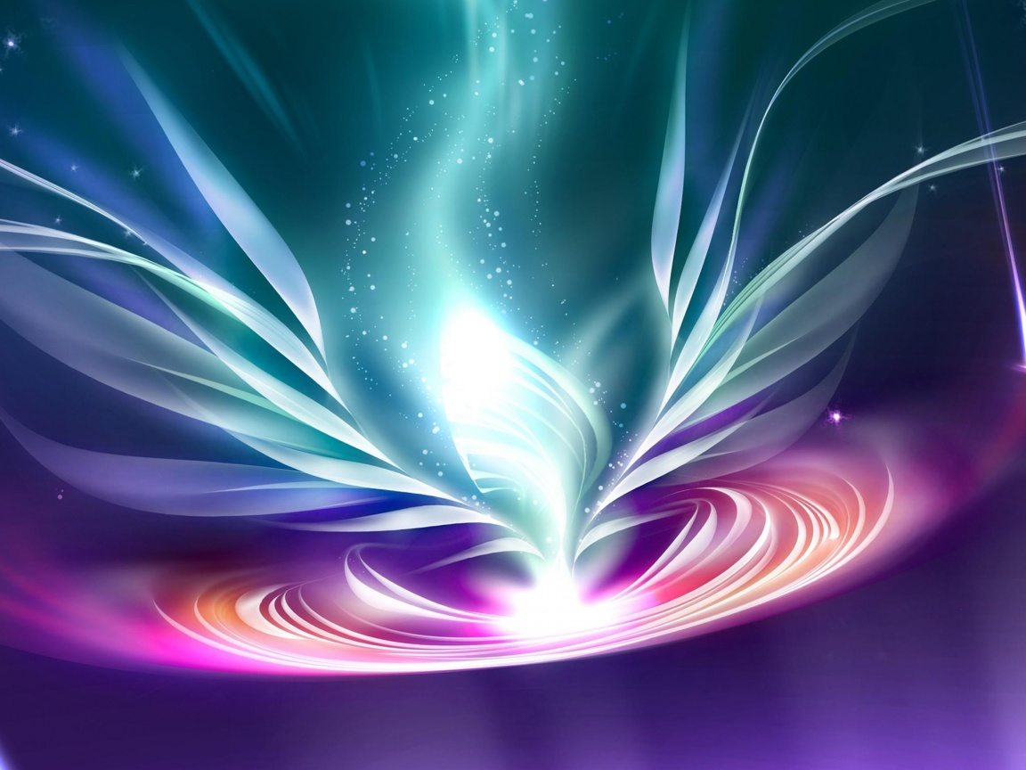 Световой вихрь обои