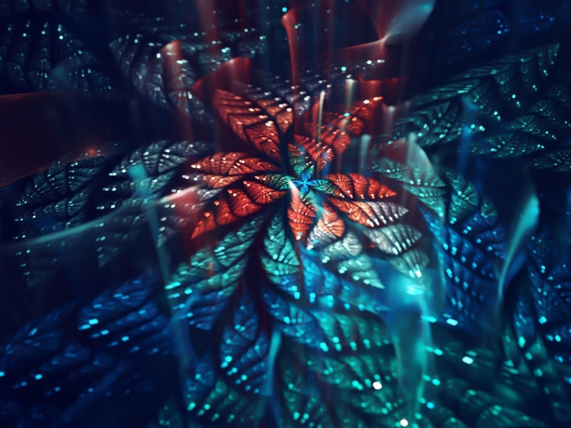 Мерцающий калейдоскоп обои