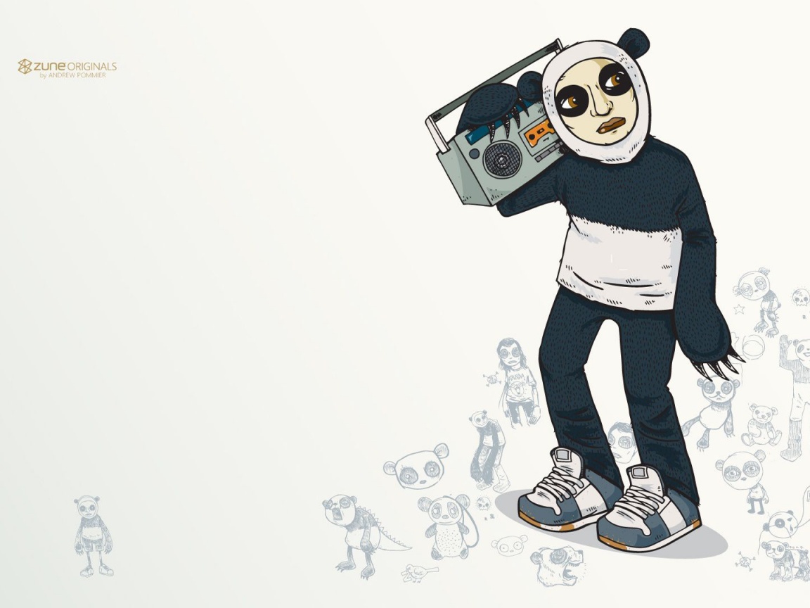 Панда - ньюэйдж обои