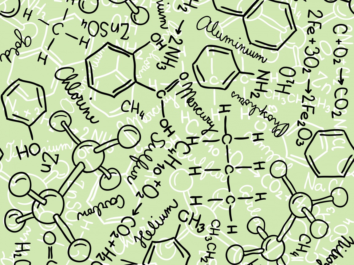 Химические формулы обои