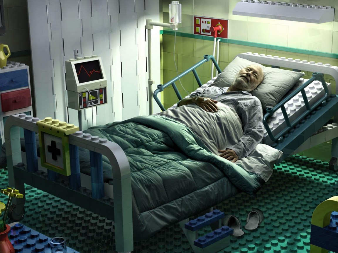 Лего больница обои