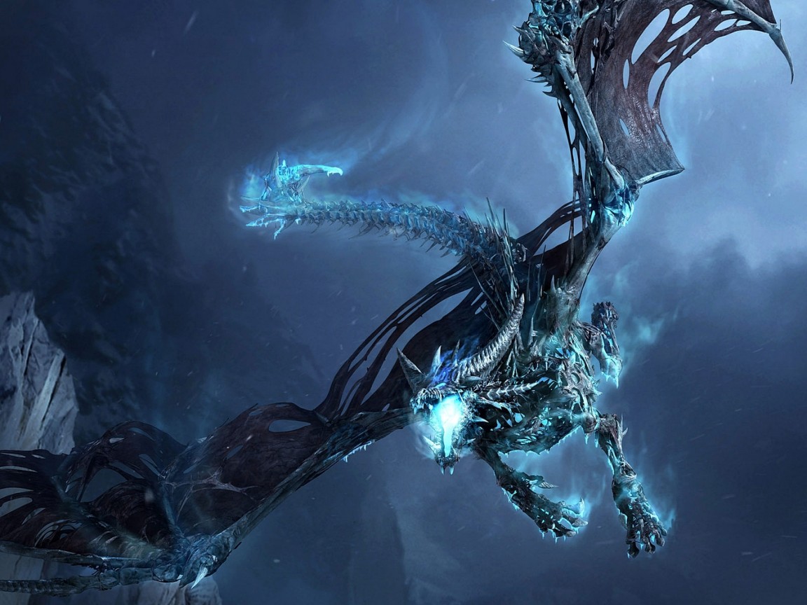 Ледяной дракон обои