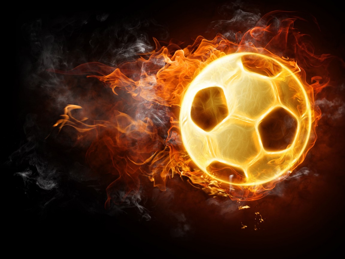 Огненный мяч обои