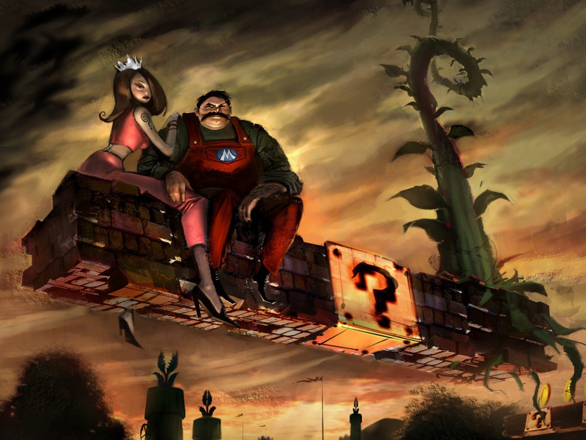 Марио - альтернативная концовка обои