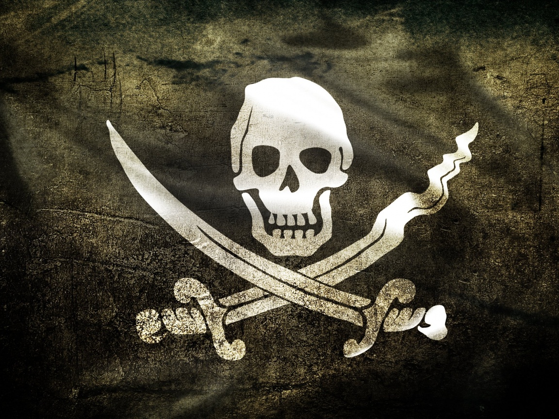 Пиратский флаг обои