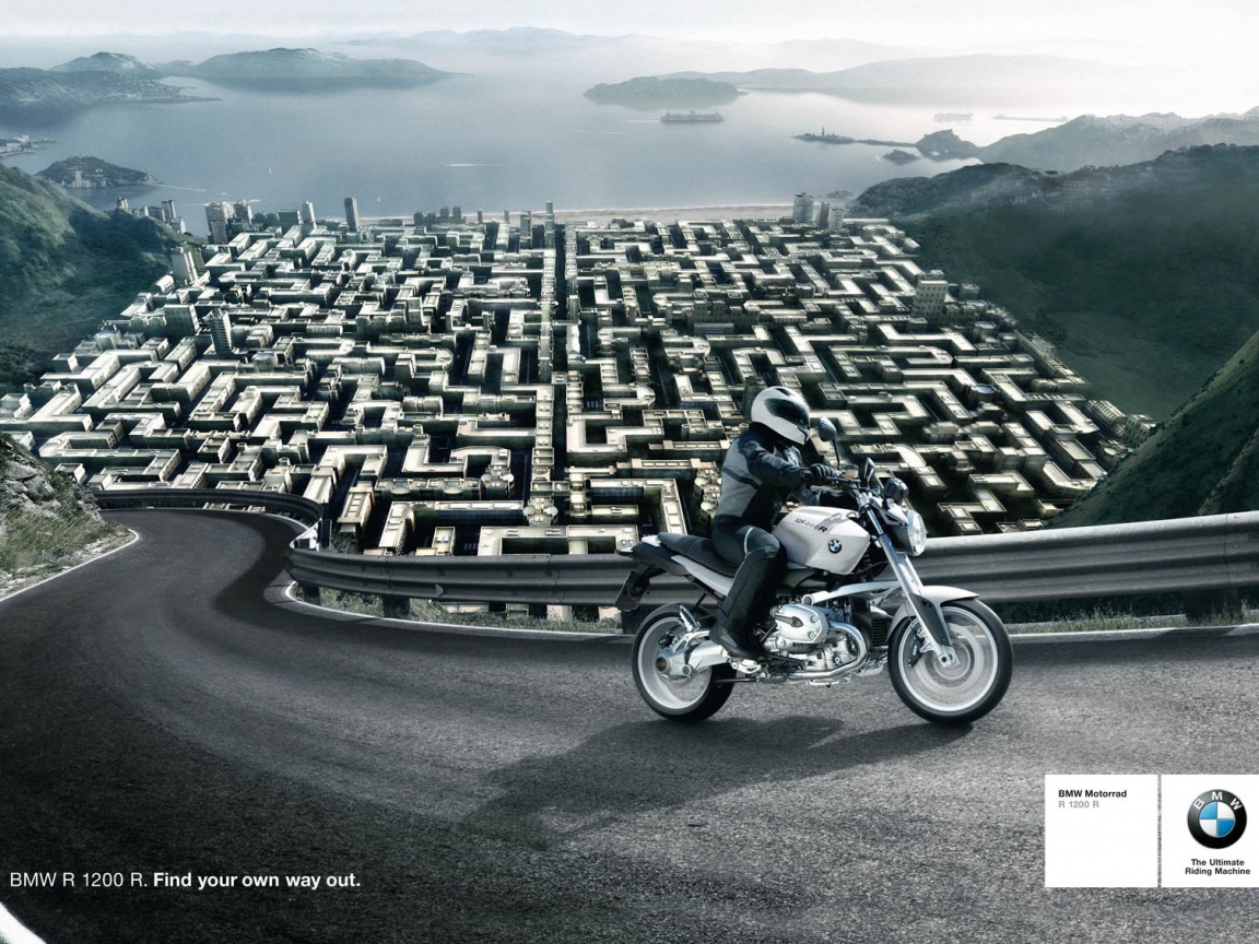 BMW R 1200 R. Найди свой путь наружу. обои