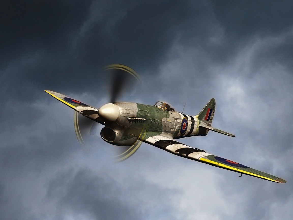 Истребитель времён Второй Мировой Войны обои