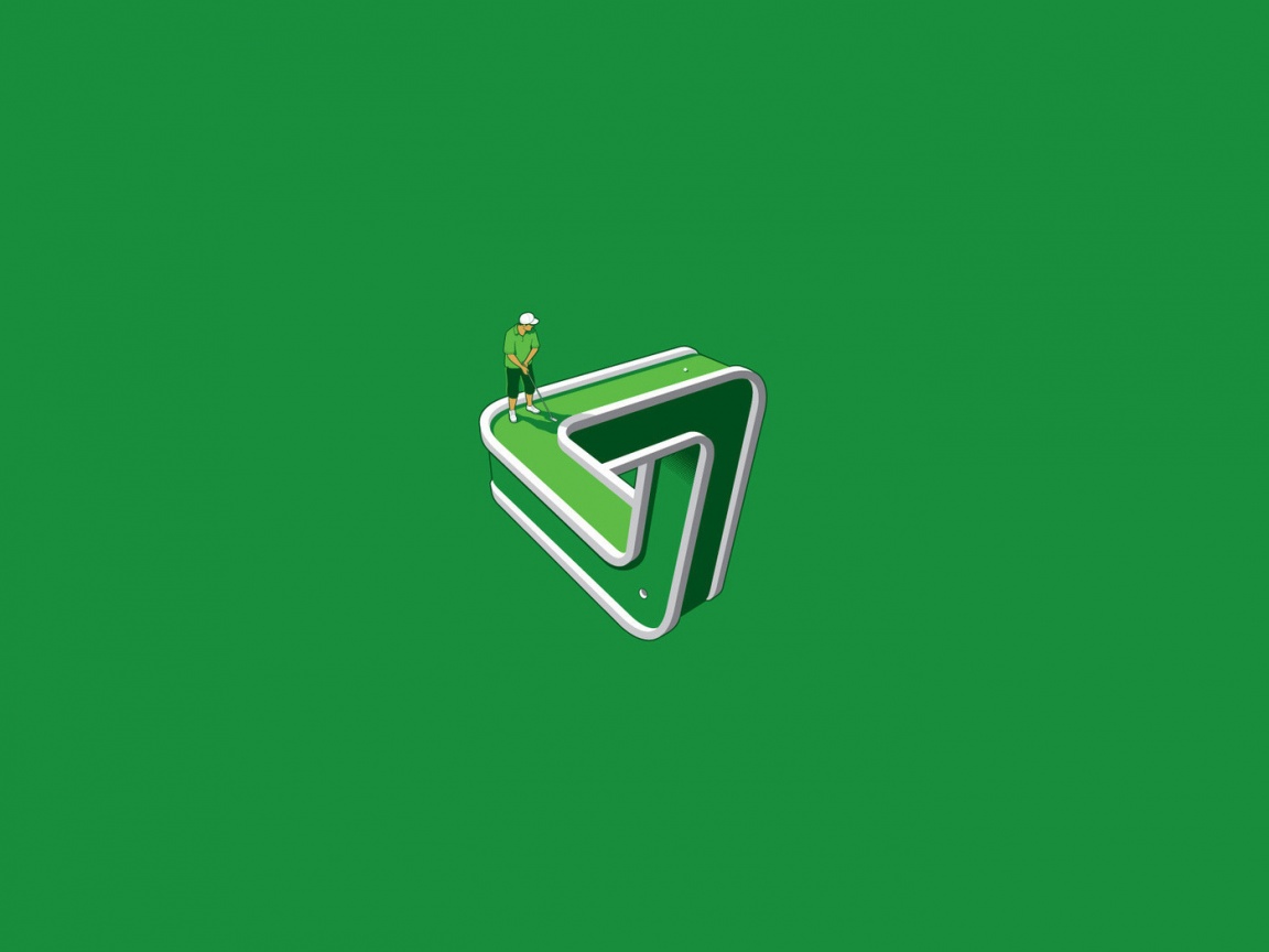 Специфический гольф обои