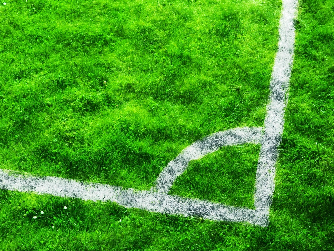 Угол футбольного поля обои