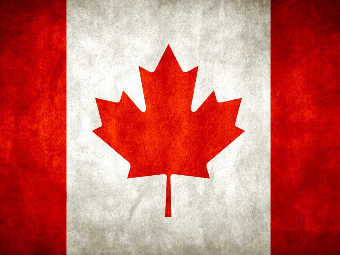 Флаг канады, кленовый лист обои