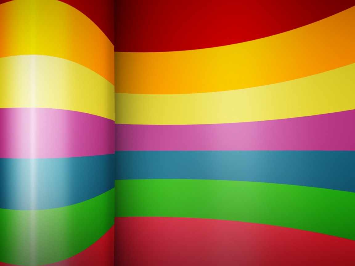Радужные полосы обои