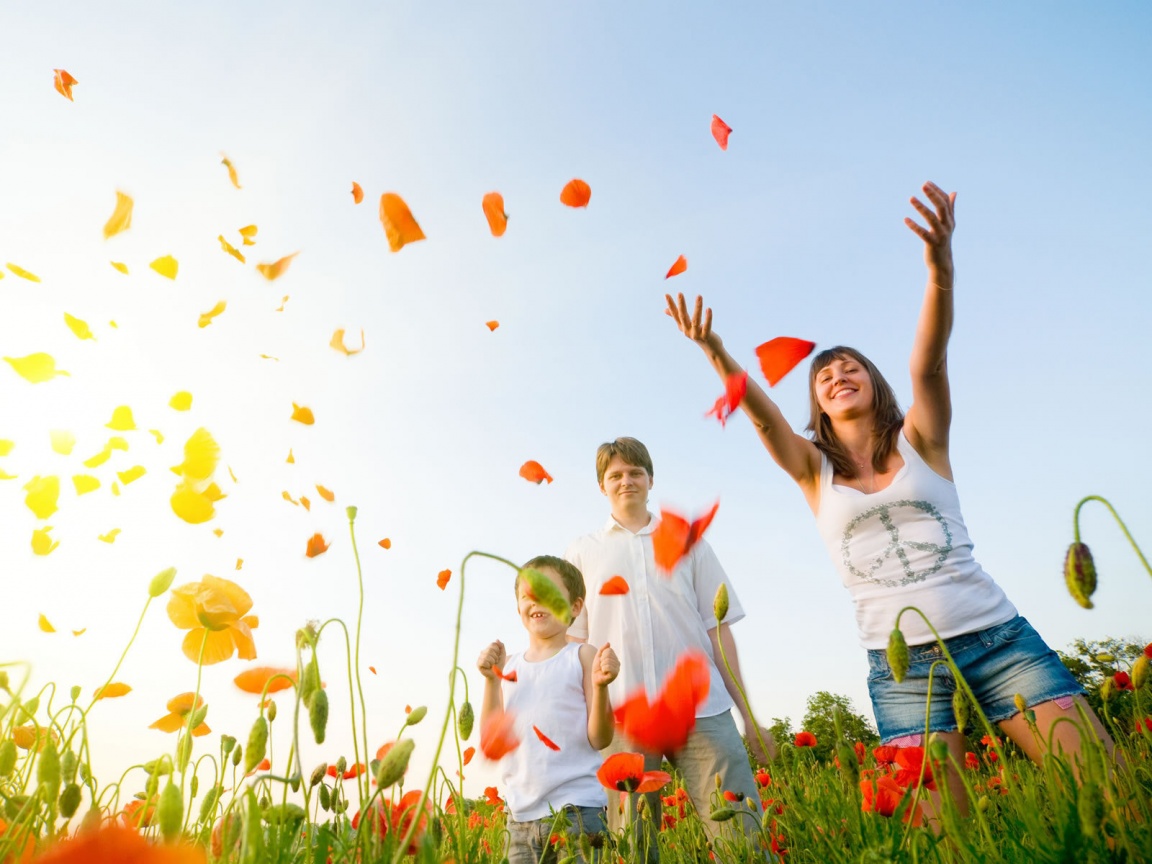 Счастье и радость обои