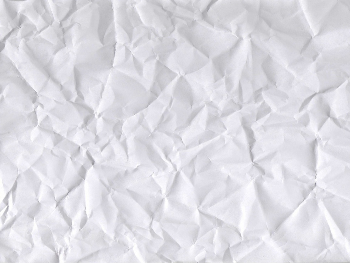 Мятый лист белой бумаги A4 обои