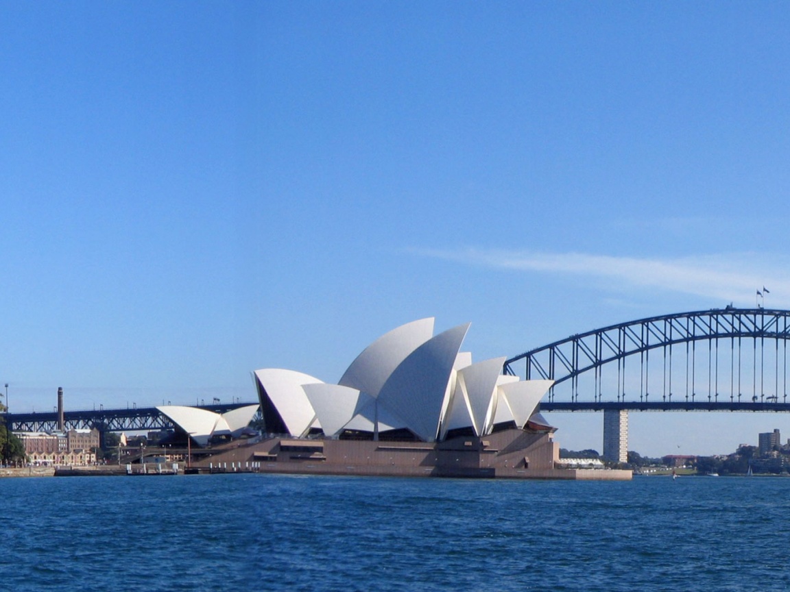 Панорама порта Сиднея обои