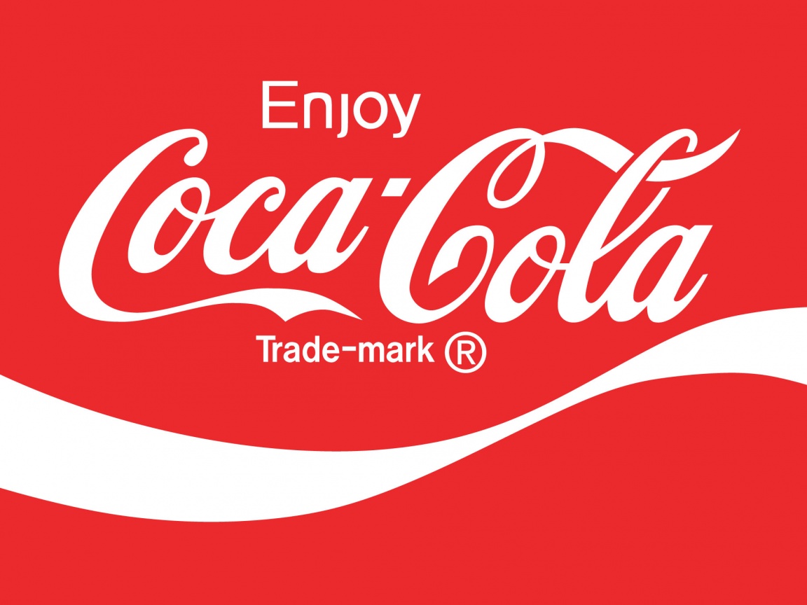 Оригинальный логотип Coca-Cola обои