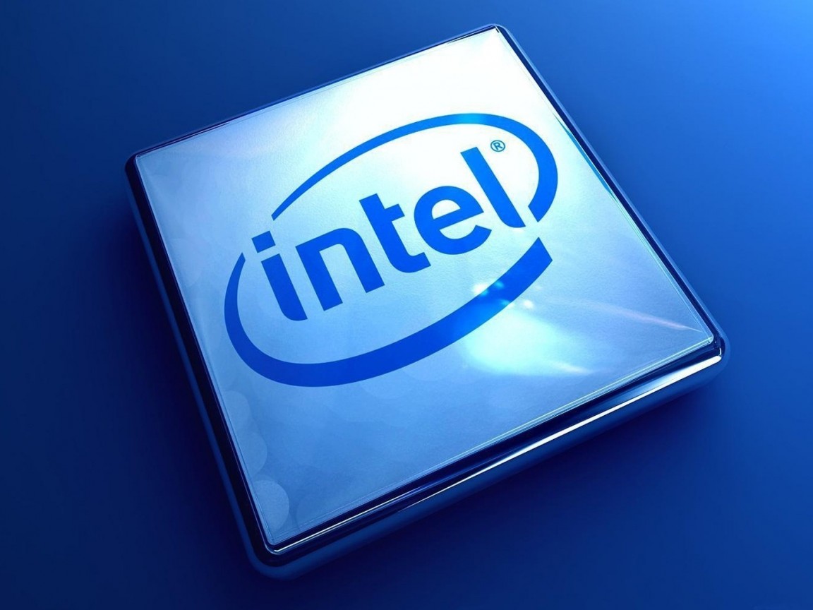 Логотип Intel обои