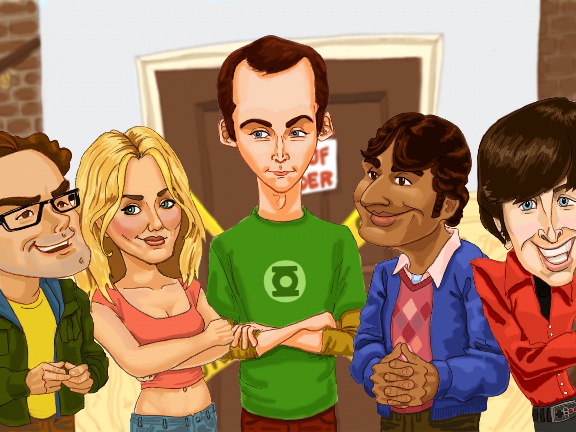 Теория большого взрыва (рисунок) обои