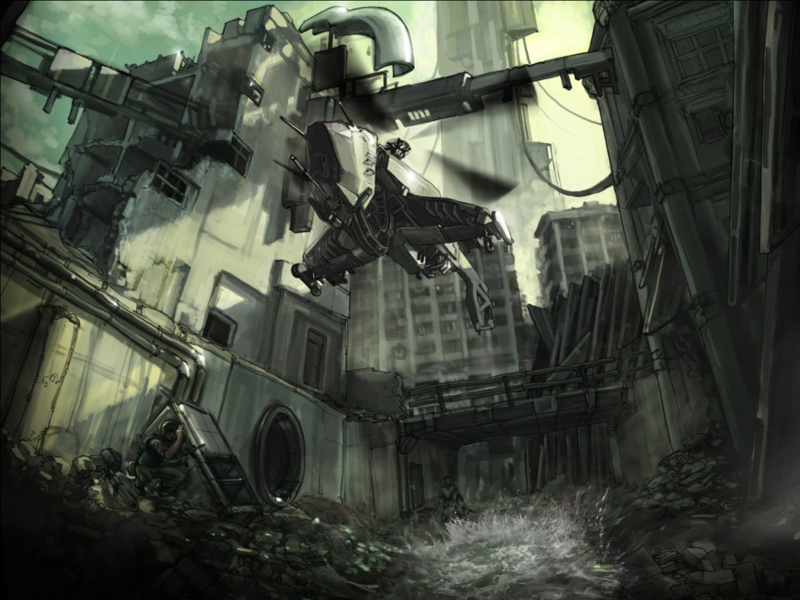 City 17 из Half Life обои