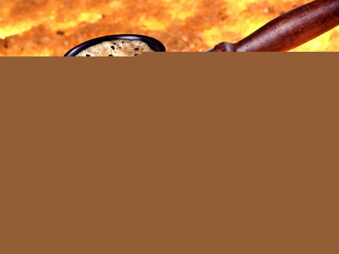 Кофе на углях обои