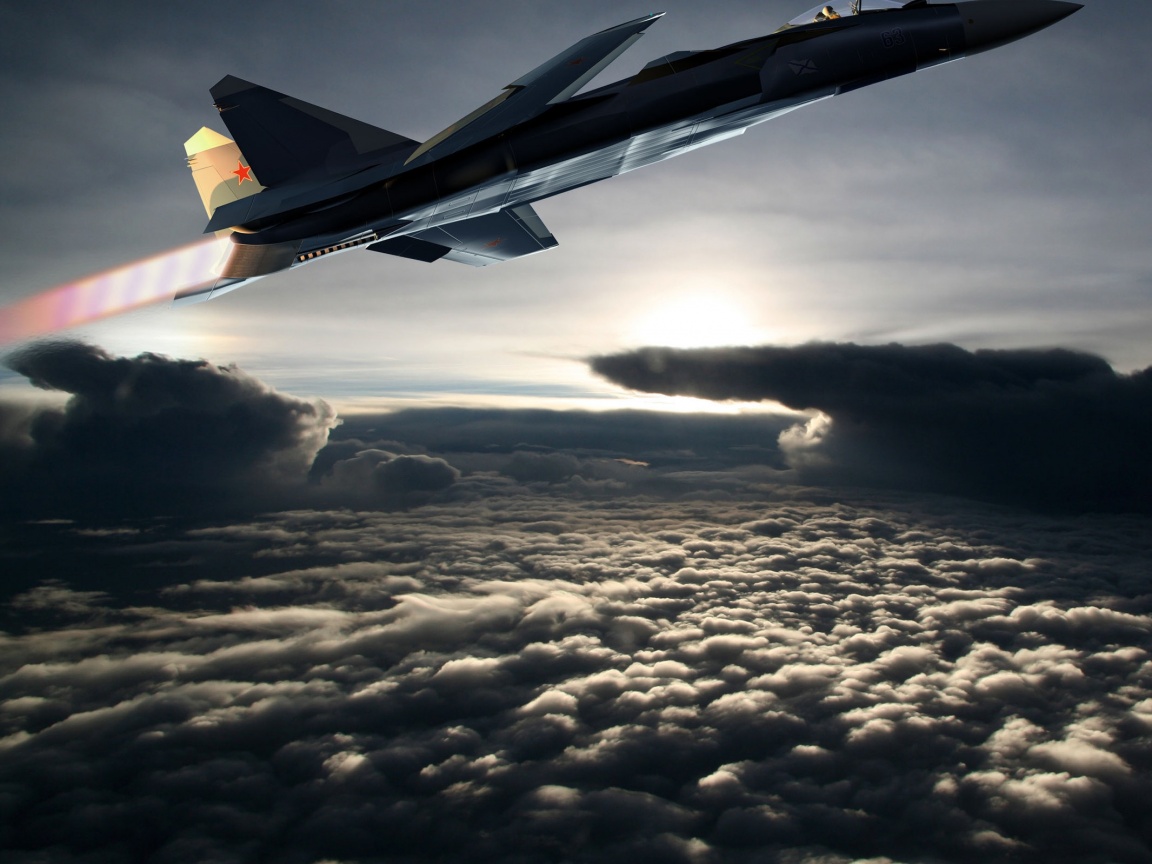 Истребители в небе обои