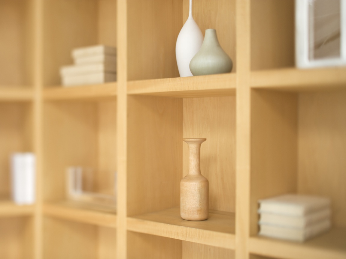 Вазы и книги обои