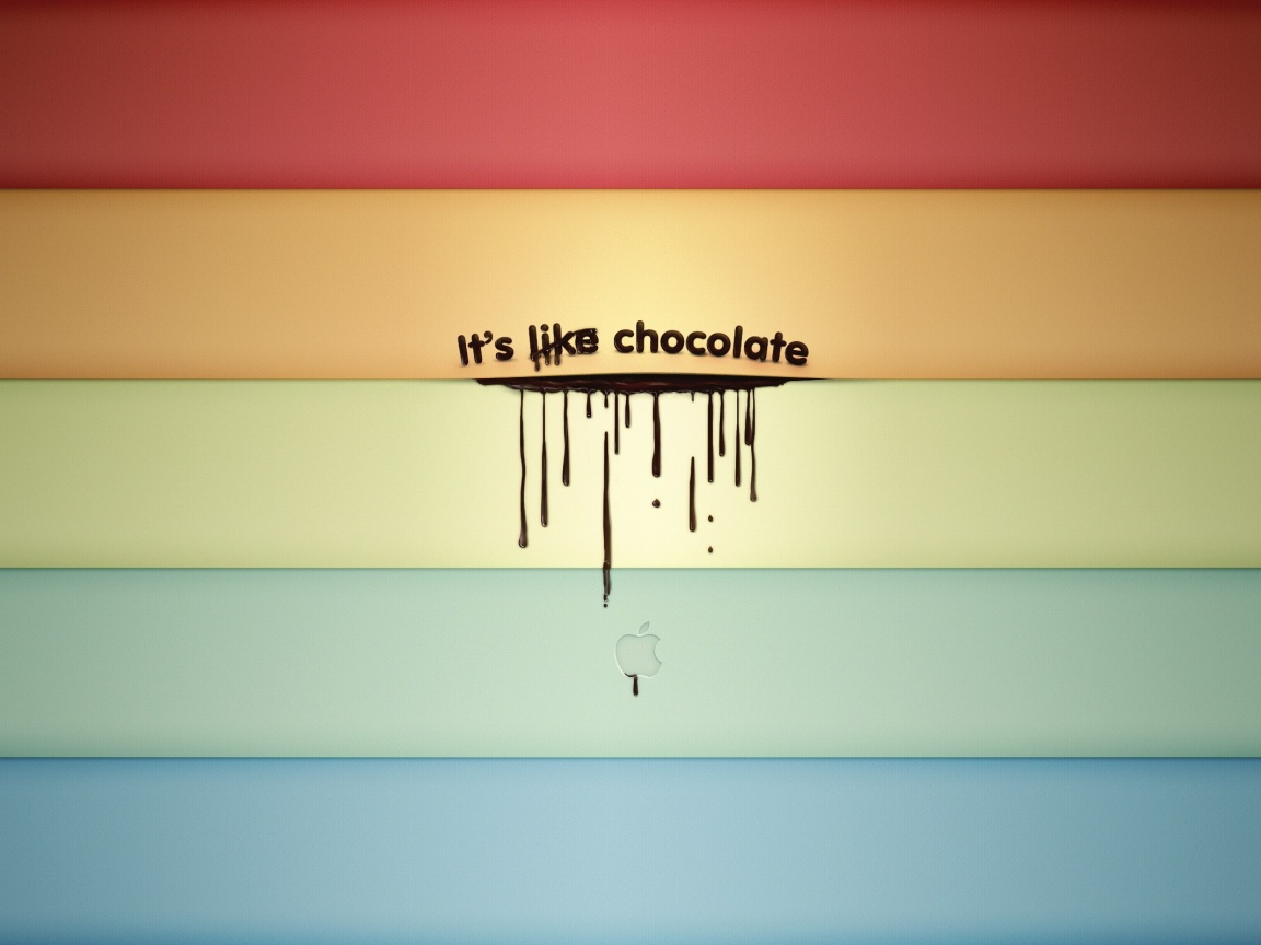 It"s not like chocolate обои