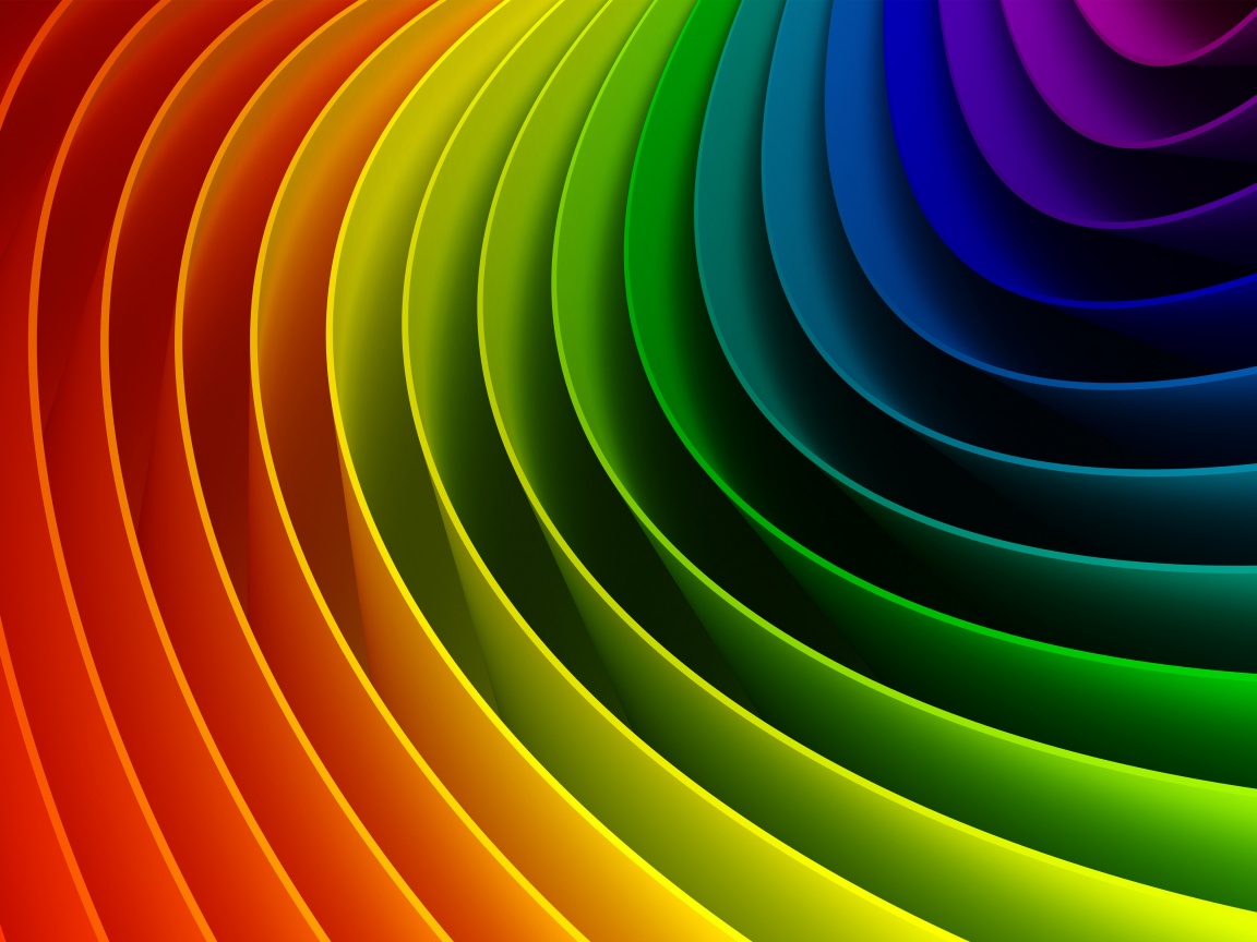 Радуга может быть такой обои