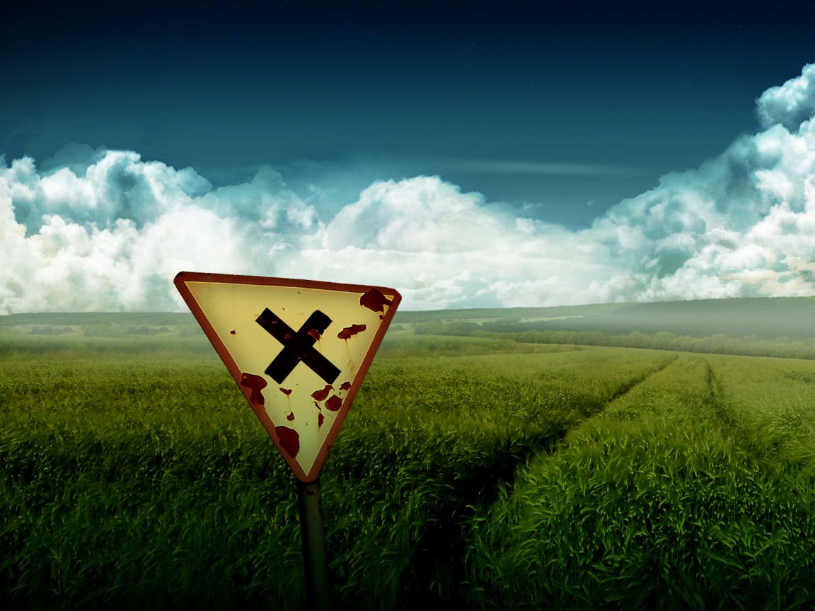 Знак с крестом обои