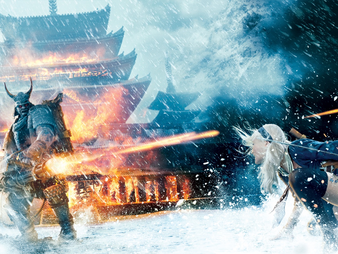 Куколка против самурая обои