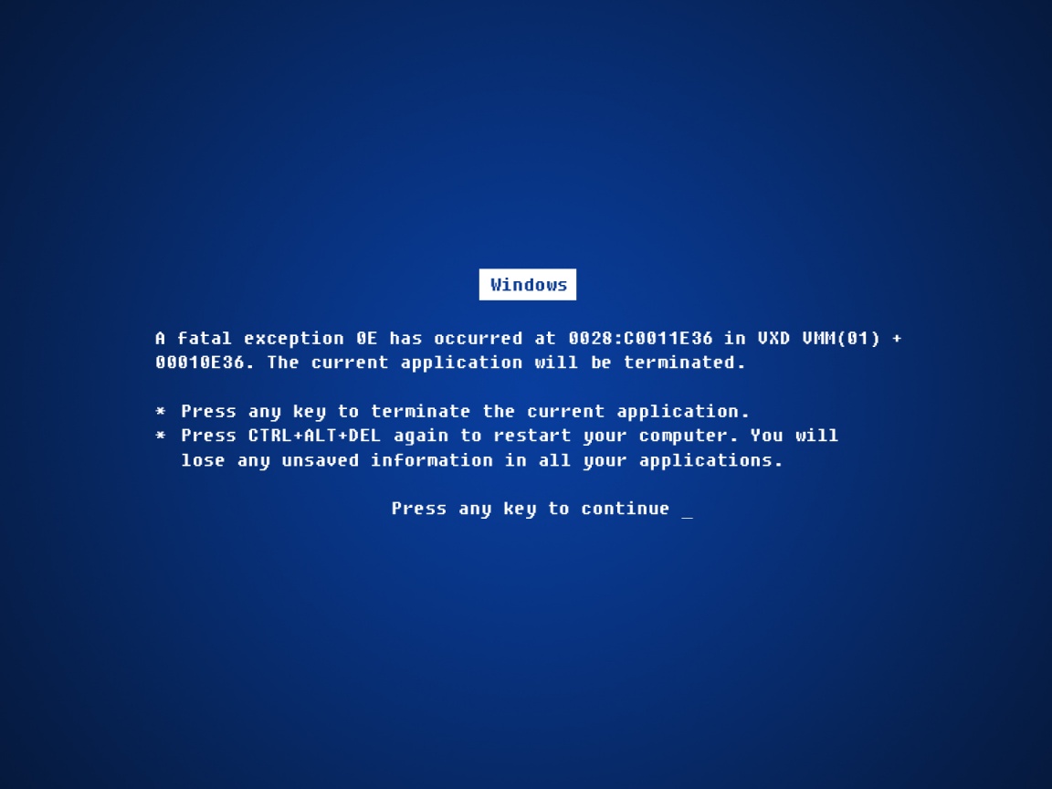 BSOD обои