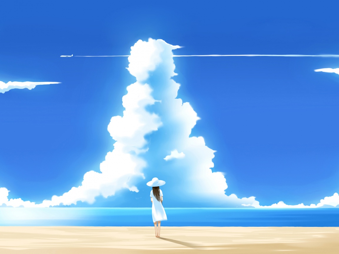 Волшебные облака обои