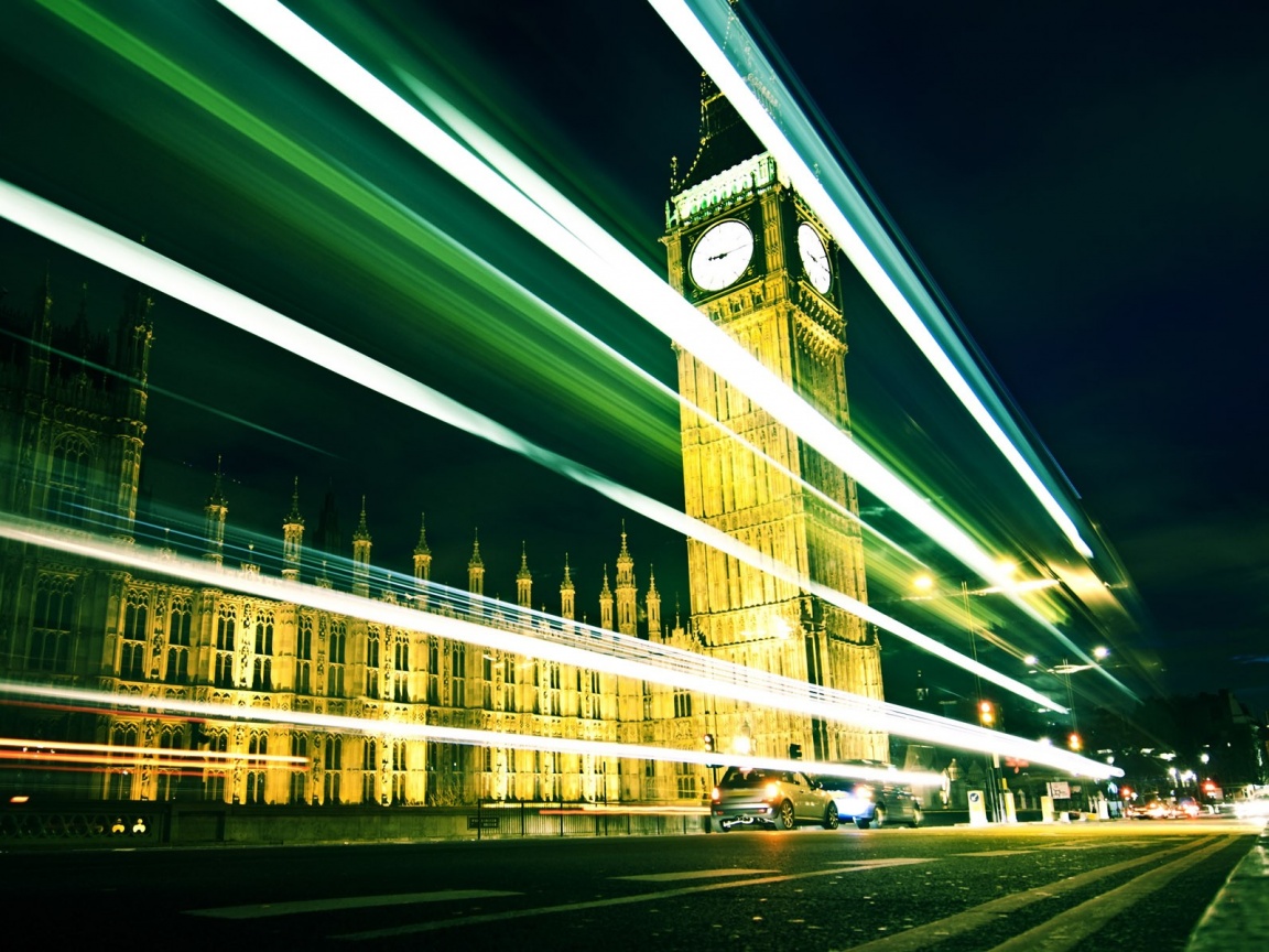 Лондон на скорости обои